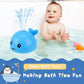 Gigilli Light Up Whale Bath Toys For Babies 6-12 12-18 Months Or Kids Ages 1-3, Blue Spray Water Baby Toys For Boys Valentines Day 1St Birthday Gifts, Toddler Pool Bathtub Toys 1-3 2-4 Infant 2 3 4 5