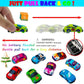 SINYUM 30 Pack Pull Back Vehicles, Friction Powered Pull Back Car Toys, Racing Cars Mini Car Toy Pull Back and Go Car Toy
