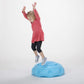 Simplay3 Two Sided Rock Around Wobble Disk And Climbing Dome For Toddlers And Kids - Rocking And Climbing - Indoor/Outdoor - Blue, Made In Usa