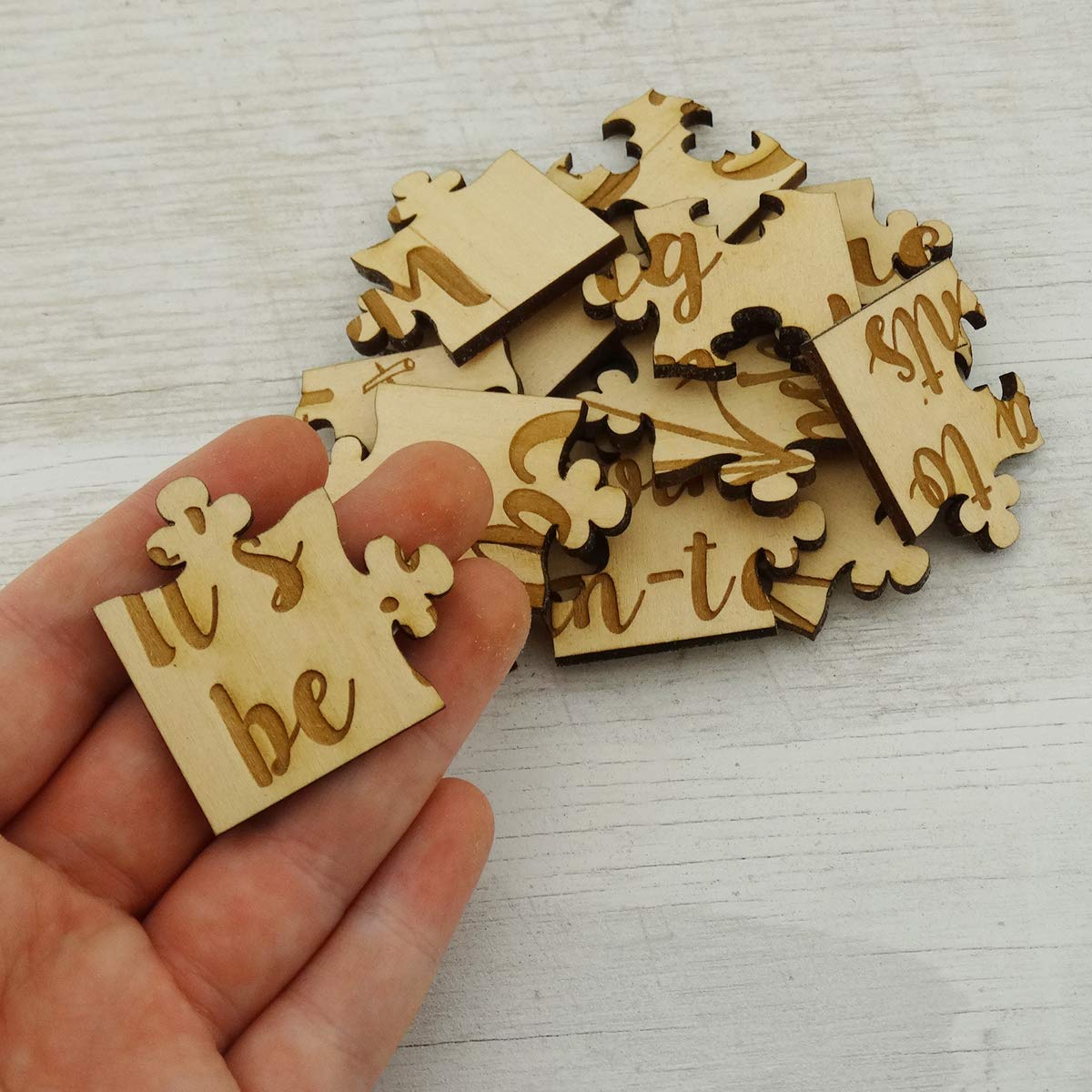 We'Re Going Camping! It'S Going To Be In-Tents - 15 Piece Wood Jigsaw Puzzle, 6'' X 3.5'' Surprise Vacation Trip Reveal