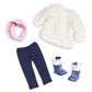 Lori Dolls - Farahs Hiking Set - Mini Doll & Hiking Accessories - Clothes & Accessories For 6-Inch Dolls - Boots, Flashlight, Ma