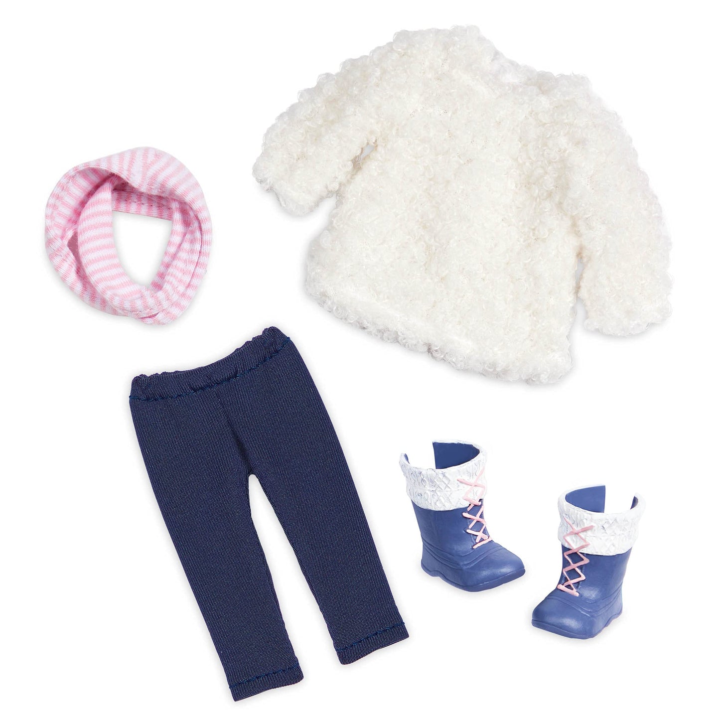 Lori Dolls - Farahs Hiking Set - Mini Doll & Hiking Accessories - Clothes & Accessories For 6-Inch Dolls - Boots, Flashlight, Ma