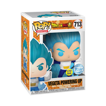 Funko Pop! Animation Dragonball Vegeta Powering Up Glow in Dark limited availability #713
