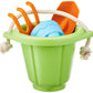 Sand Play Set Green and Watering Can Green Bundle