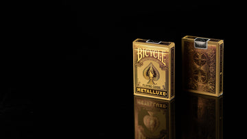 Bicycle Metalluxe Gold Playing Cards - Premium Metal Foil Finish - Poker Size