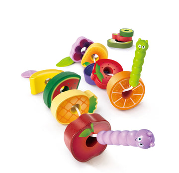 Hape Caterpillar Fruit Feast Playset