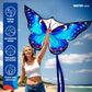 Sgftre Beautiful Butterfly Kites For Boys And Girls,Large Easy To Flyer With String And Handle,Beach Kite For Family Outdoor Act