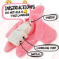 WORDFANIDAYE Angry Starfish Toy That can Move Sing and Imitate Speech,Angry Star Plush Interesting Backpack Pendant Funny Plush,