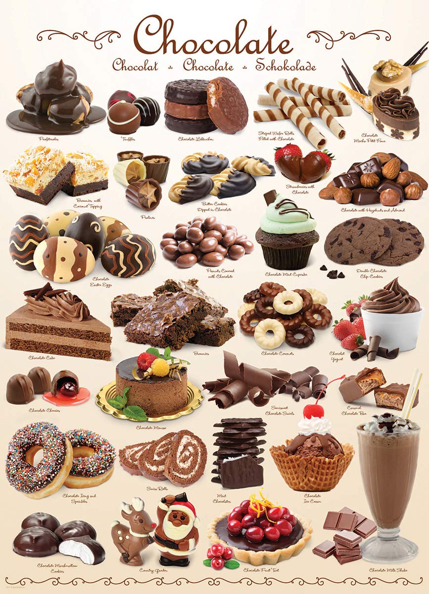 Eurographics Chocolate 1000-Piece Puzzle