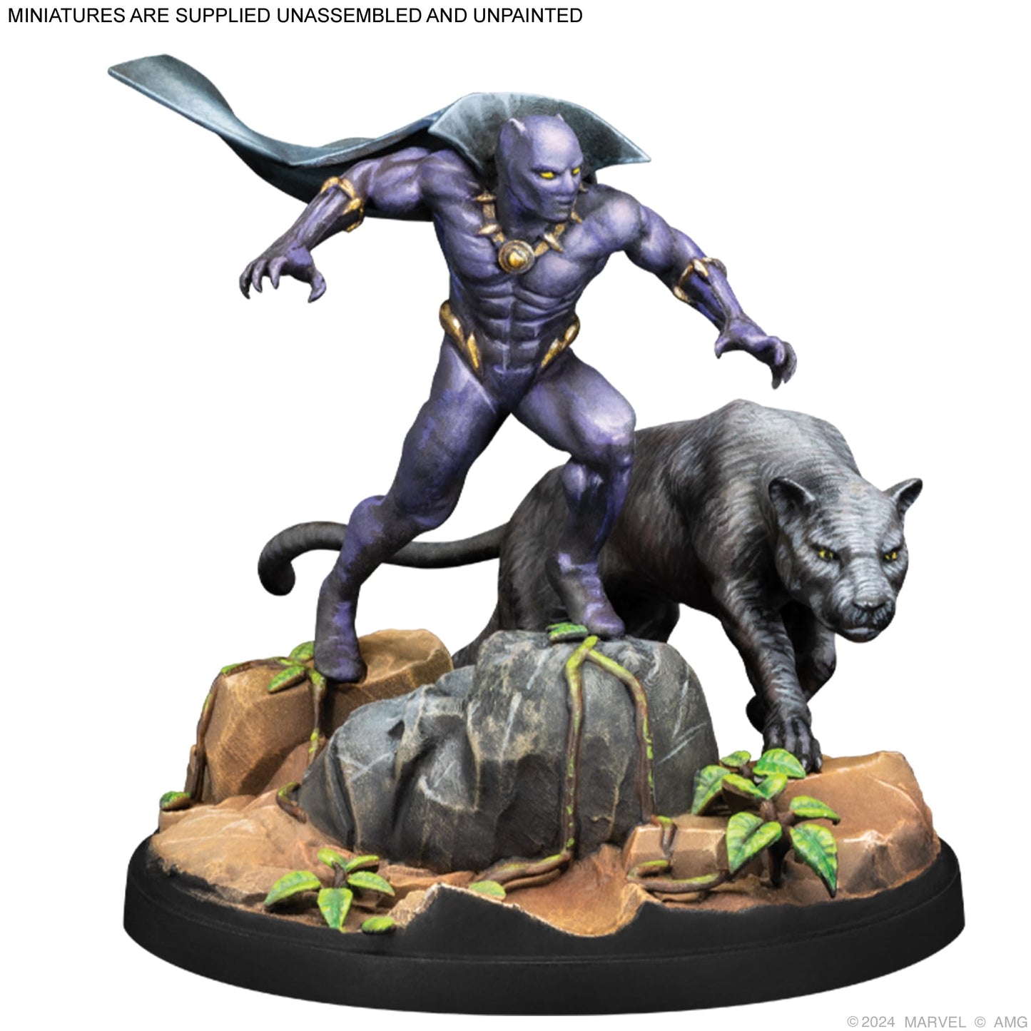 Atomic Mass Games Marvel: Crisis Protocol Black Panther, Chosen Of Bast & Namor, The Sub-Mariner Character Pack - Tabletop Super