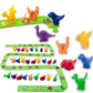 Skoolzy Dinosaur Alphabet Puzzle Track - 41 Dinosaur Toys For Kids 2-4 - Alphabet Learning Toys And Alphabet Toys For Ages 2-4 - Fun Educational Dinosaur Alphabet Game