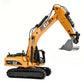 NOVAFUSION Excavator Toys for Boys 3-5 Year Old,Crawler Excavator Toy with Rotatable Fuselage Workbench and Stretchable Robotic 