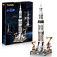 YESHIN Space Rocket Building Blocks Kits  DIY Creative Collectible Display Rocket Model Building Sets  Gift Toy for Kids Age 8+ /mature-themed Collections Enthusiasts (1571+Pieces)
