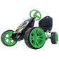 hauck Sirocco Go-Kart Kids Pedal Racing Cart w/ Low Profile Rubber Wheels & Ergonomic Seat