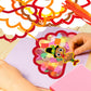Ceiba Tree 24Pcs Thanksgiving Suncatcher Crafts for Kids Turkey Fall Craft with Turkey Cutouts and Tissue Paper Autumn DIY Windo