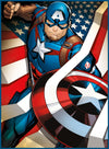 Buffalo Games Captain America 100 Piece Jigsaw Puzzle - Large Multicolor Paper Puzzle for Families - Model 4838