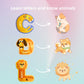 Ehr Magnetic Letters, Colorful Abc Animal Alphabet Fridge Magnets,Thick Eva Material, Suitable For Toddlers Aged 3 4 5 ((Thicken