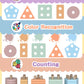 Montessori Toys For 1 2 3 Year Old Boys Girls, Wooden Sorting & Stacking Toys Puzzles For Toddlers 1-3, 1 2 Year Old Girl Boy Bi