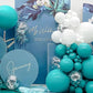 Kalor 12 Inch Teal Blue Balloons, 50 Pcs Latex Helium Balloons For Kid'S Birthday Party, Baby Shower, Wedding, Graduate Party Decorations