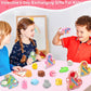 28 Pack Valentines Day Gifts Animals Mochi Squishies Toys With Heart Boxes Valentines Cards For Kids School Classroom Exchange S