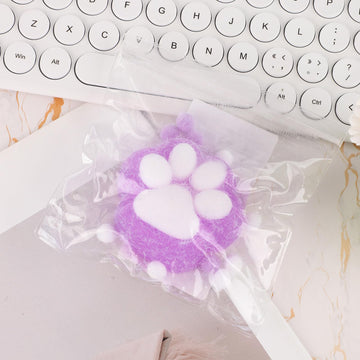 Peutier Cat Paw Squeeze Toys, Plastic Taba Soft Cat Paw With 10 Mini Balls Novelty Kawaii Jelly Kitty Paw Soft Relaxing Animals