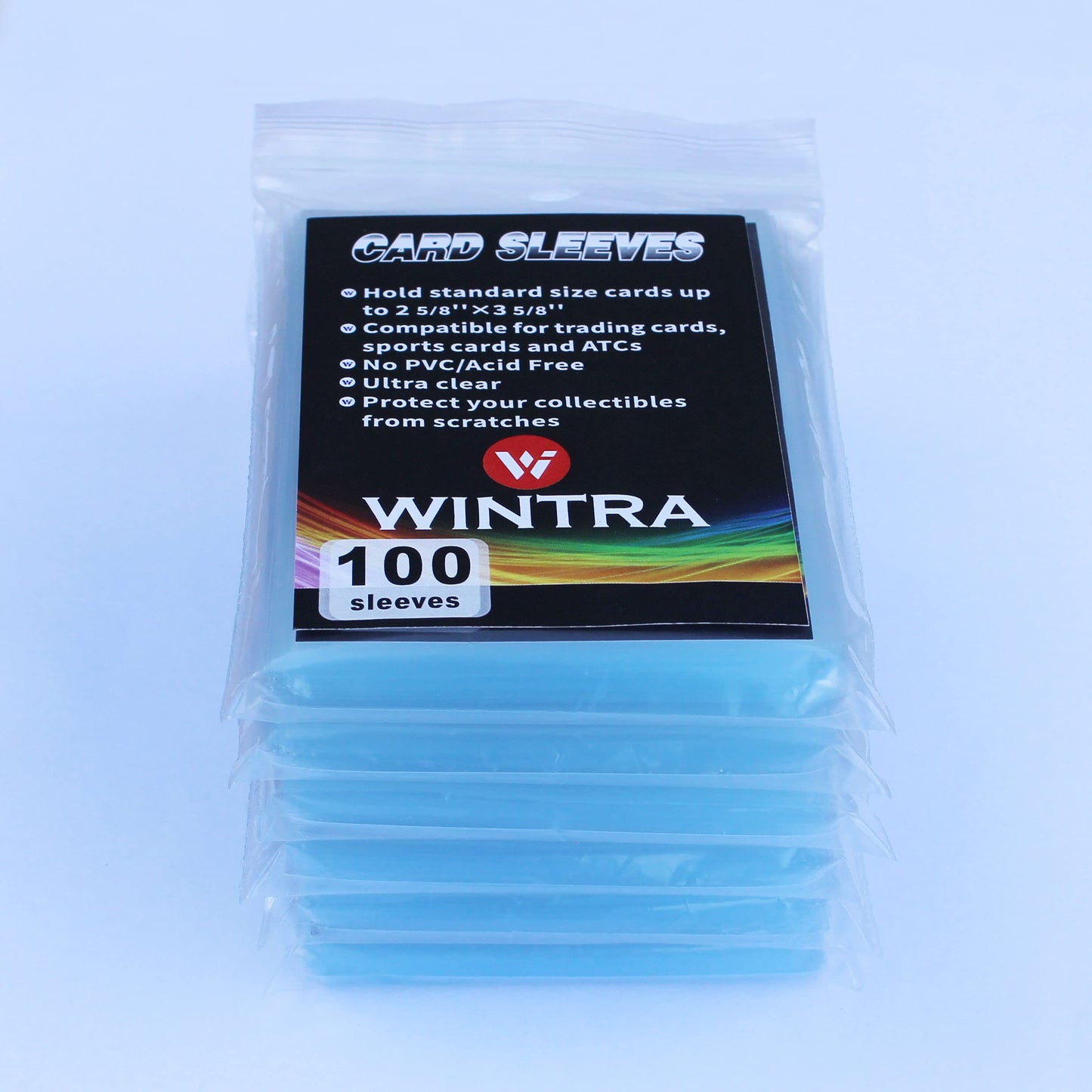 Wintra 1200 Count Ultra Clear Penny Card Sleeves,Soft Card Protectors For Baseball Cards, Sleeved Trading Cards