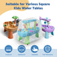 Kids Water Table Cover, Fit Step2 Rain Showers Splash Pond Water Table Waterpark Play Table Cover Outdoor Toys Cover - (Frosted)