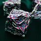 HAOMEJA Metal DND Flash Magic Vine Leaf Dice Set 7 PCS Polyhedral D&D Dice Set Apply to DunFgeons and Dragons Gift Role Playing