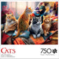 Buffalo Games - Tom Wood - Cats And Quilts - 750 Piece Jigsaw Puzzle For Adults -Challenging Puzzle Perfect For Game Nights - Finished Size Is 24.00 X 18.00