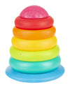Giggles Funskool - Stack A Ring , Multicolour Stacking Toy With 5 Colourful Rings, Helps To Grasp,Shake And Stack, Toy For 1 Yea
