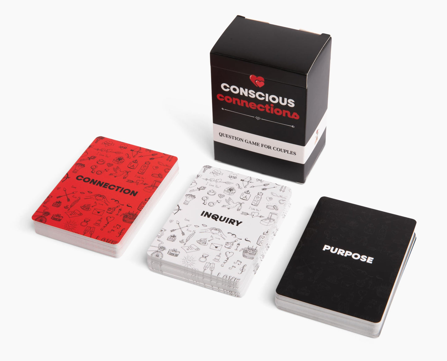 The School Of Mindfulness- Conscious Connections: A Question Game For Couples, A Meaningful And Mindful Way To Strengthen And De