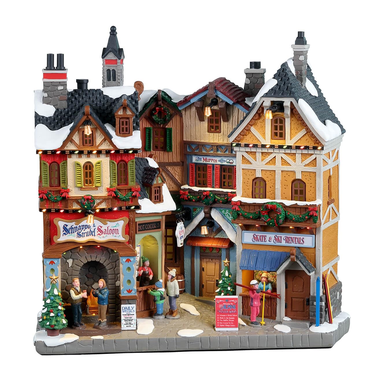 Lemax 25869 Vail Village Facade: Alpine Winter Shops