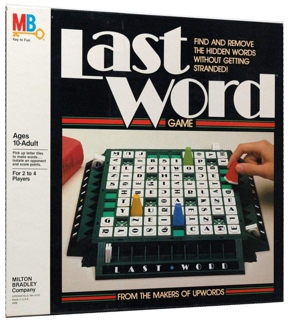 Milton Bradley; Last Word Game (1985)