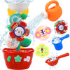 Baby Bath Toys For Kids 1-3 Toddler Suction Cup Spinning Bath Tub Toys Sensory Toys For 1 2 3 4 Year Old Girls Boys Gifts Ideal With Color Box