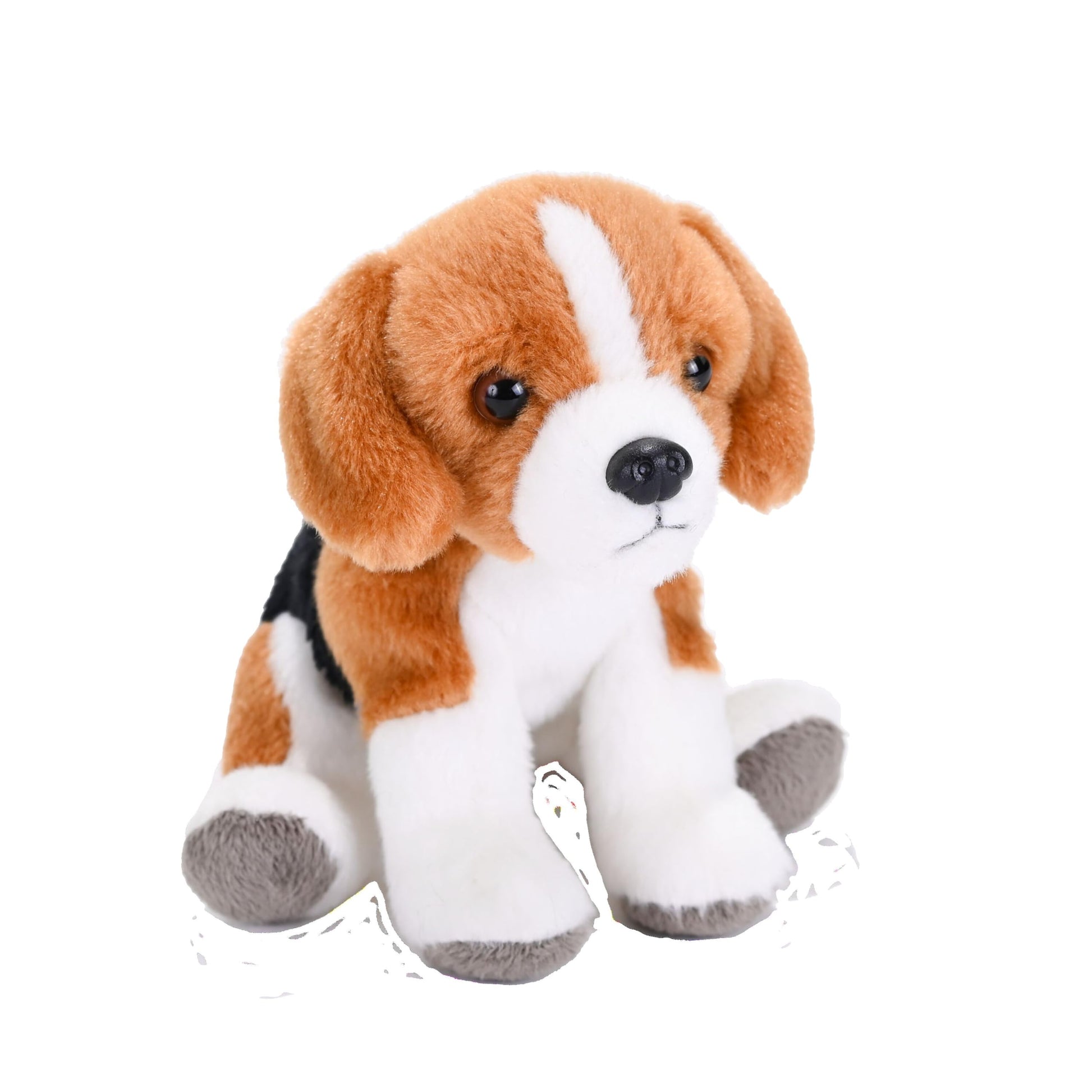 Wild Republic Pocketkins Eco Beagle  Stuffed Animal  5 Inches  Plush Toy  Made from Recycled Materials  Eco Friendly