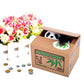 Alimitopia Saving Money Box,Vocal Mischief Stealing Coin Piggy Bank Coin Storage Pot(Cartoon Panda)