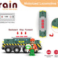 Train Toys For Wooden Train Tracks, Green Tank Battery Operated Locomotive With Magnetic Trains, Motorized Train Compatible With Thomas & Friends, Brio, Chuggington, Electric Train Sets For Kids