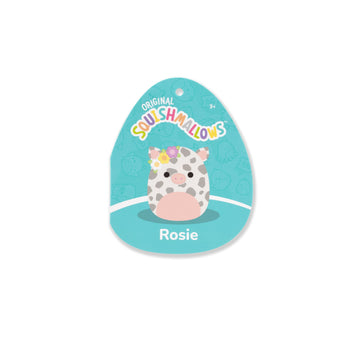 Squishmallows 16 Rosie The Spotted Pig with Flower Pin – Official Jazwares Plush Toy, Large Soft Stuffed Animal