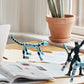 T13 Action Cat Set - 3D Printed Multi-Jointed Movable Action Cat Robot, Desktop Decoration, Action Figure (Orange)