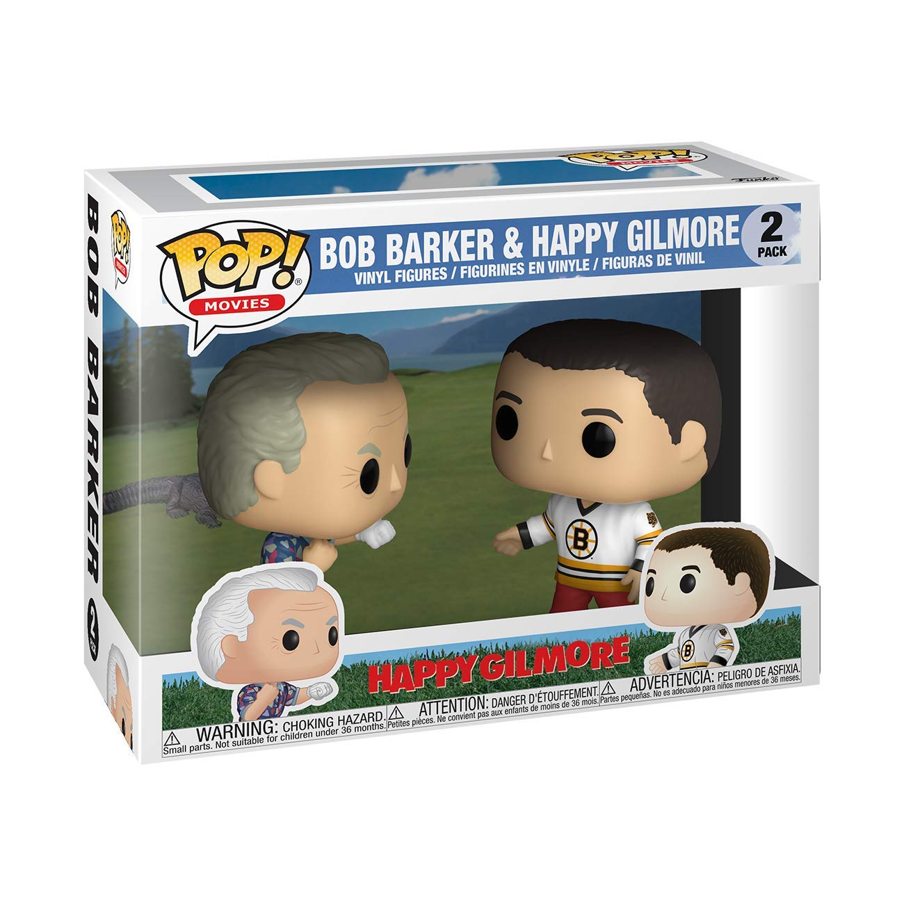 Funko Pop! Movies - Happy Gilmore 2-Pack, Vinyl Collectibles, Multicolor, Model 46849