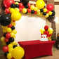 Red Black Yellow Balloon, 60 Pcs 12 Inches Cartoon Game Balloons For Kids Cartoon Theme Party Decorations Birthday Balloons Baby Shower Engagement Party Supplies