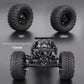 4 Pieces Brass 7mm Hex Extended Wheel Hubs Wheel Spacers Axle Extension Combiner w/Locknuts and Wrench, Compatible with Axial SC