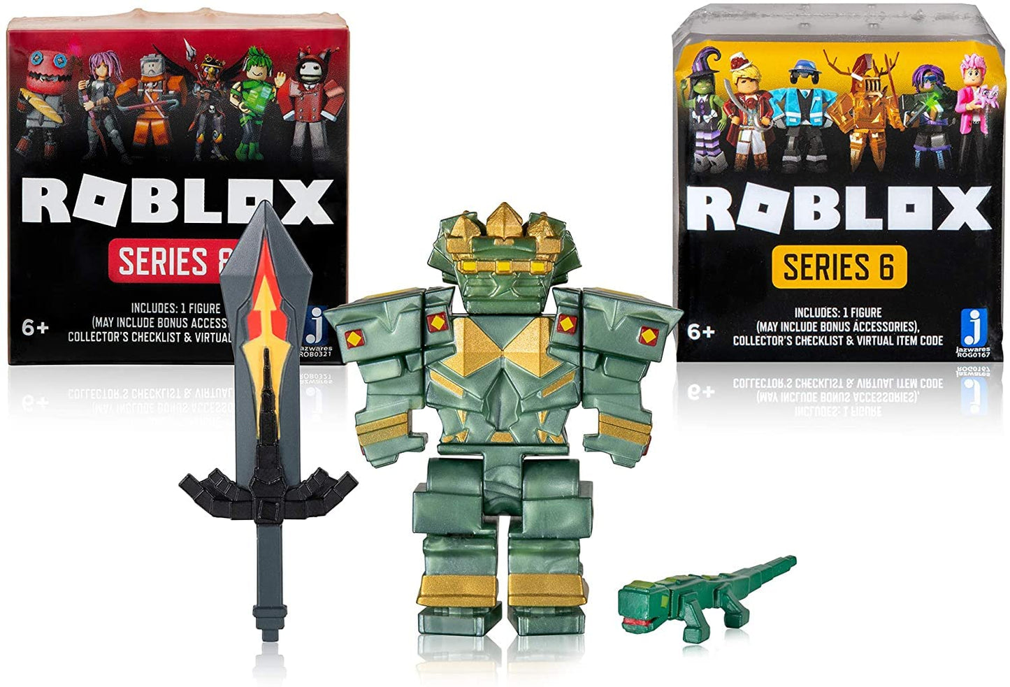 Roblox Action Collection - Fantastic Frontier: Guardian Set + Two Mystery Figure Bundle [Includes 3 limited availability Virtual Items]