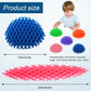 AHHSOY 5 Pack Mini Fidget Worms - Multi-colored Plastic Sensory Toys for Kids & Adults, Small Stress Relief Party Favors