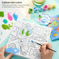 Arteza Kids Ocean Scenes Painting Kit, 4 Canvases 8 X 8 Inches, 24 Acrylic Paints, 4 Paint Brushes, 4 Palettes, Kids Activities Ages 6 And Up