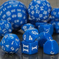 Ciaraq Dnd Polyhedral Dice Set (15Pcs) D4-D100 Game Dice With Dice Bag For Dungeons And Dragons Role Playing Table Games (Blue &