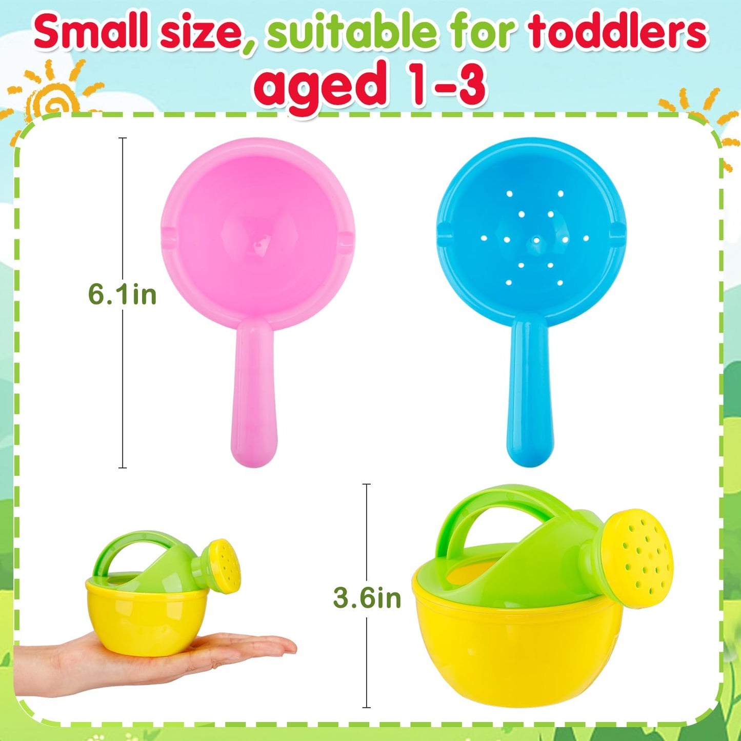 Bath Toys For Toddlers Age 1-3 - Baby Bath Tub Swimming Pool Water Table Toys, Easy To Clean, Mold Free Water Toys Fun Tactile T