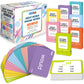 712 Sight Words/Phonics Flash Cards, Dolch & Fry High Frequency Site Words, Learn To Read Cvc Blends, Short/Long Vowel Sounds, Flash Cards Games For Prek Kindergarten 1St 2Nd 3Rd Grade, Kids 4-10