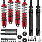 hopsupRC Upgrades Part for 1/10 Slash/Stampede/Rustler/Hoss 2WD VXL,Stainless Steel Drive Shaft CVD Axles,Alloy RC Shocks Absorb