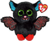 Ty Beanie Boo Ophelia Black Bat Plush - 6" Small Toy, Polyester Material